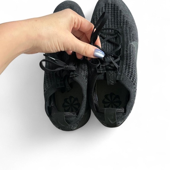Nike Vapormax 2021 flyknit FK "Triple Black" sneaker trainers #sneakers size 8 - Picture 3 of 5